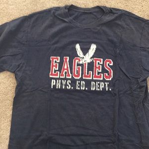 OLD SCHOOL EAGLES PHYS ED DEPT SHIRT MENS XL
